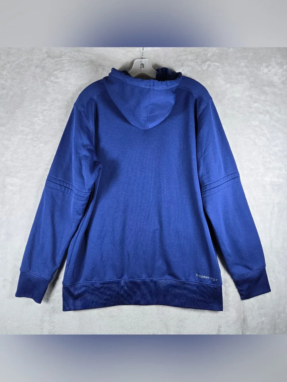 Nike Dodgers Center Swoosh Pullover Hoodie Sweater Mens Size L Large Blue